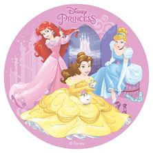 Picture of DISNEY PRINCESS WAFER DISC TO COVER CAKE 20CM.